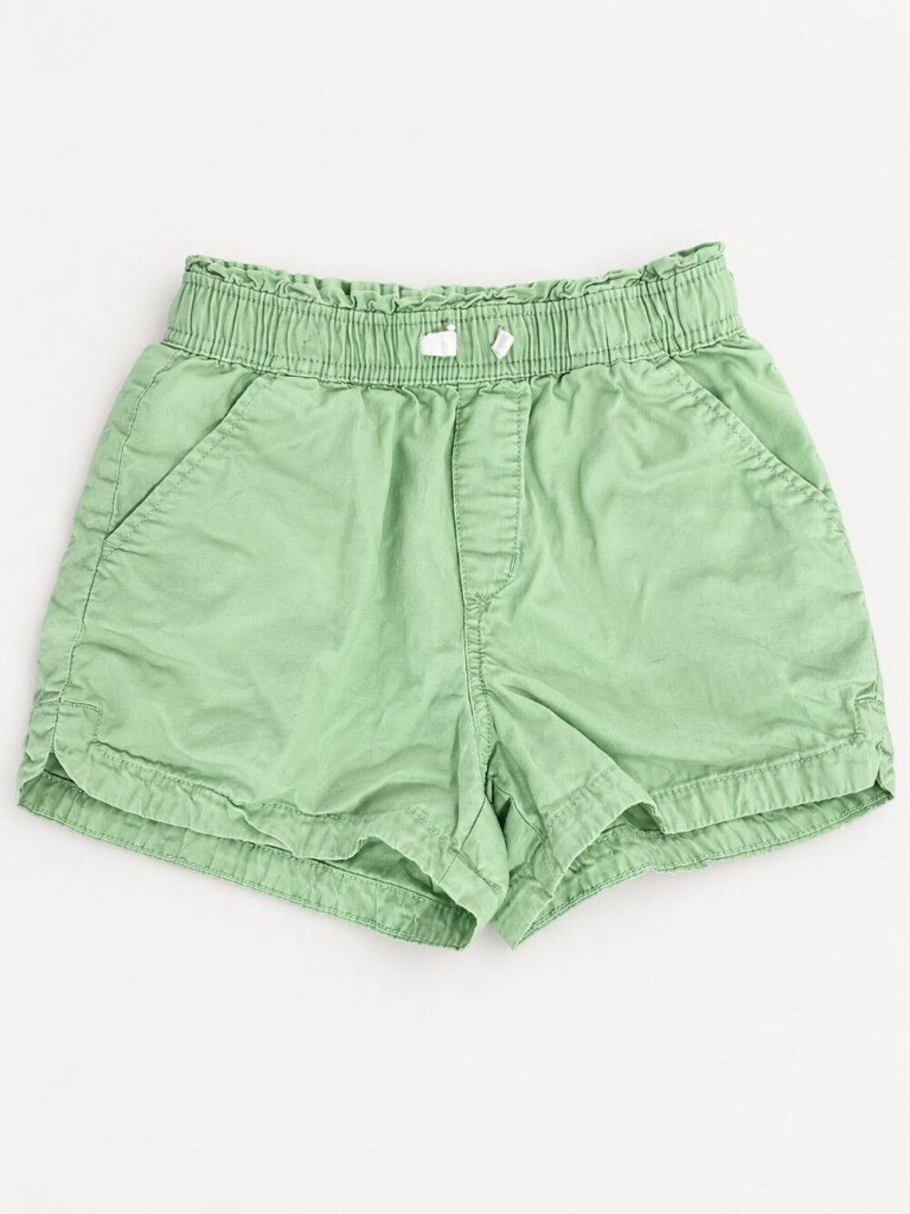 GAP Kids Mint Green Pull-On Shorts Size M 7/8 Cotton Elastic Waist